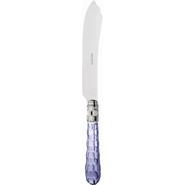 Cristallo Brilliant Cake Knife 28 cm (11.02 inch) - Blue Clear