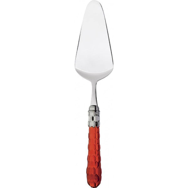 Cristallo Brilliant Cake Server - Red Clear