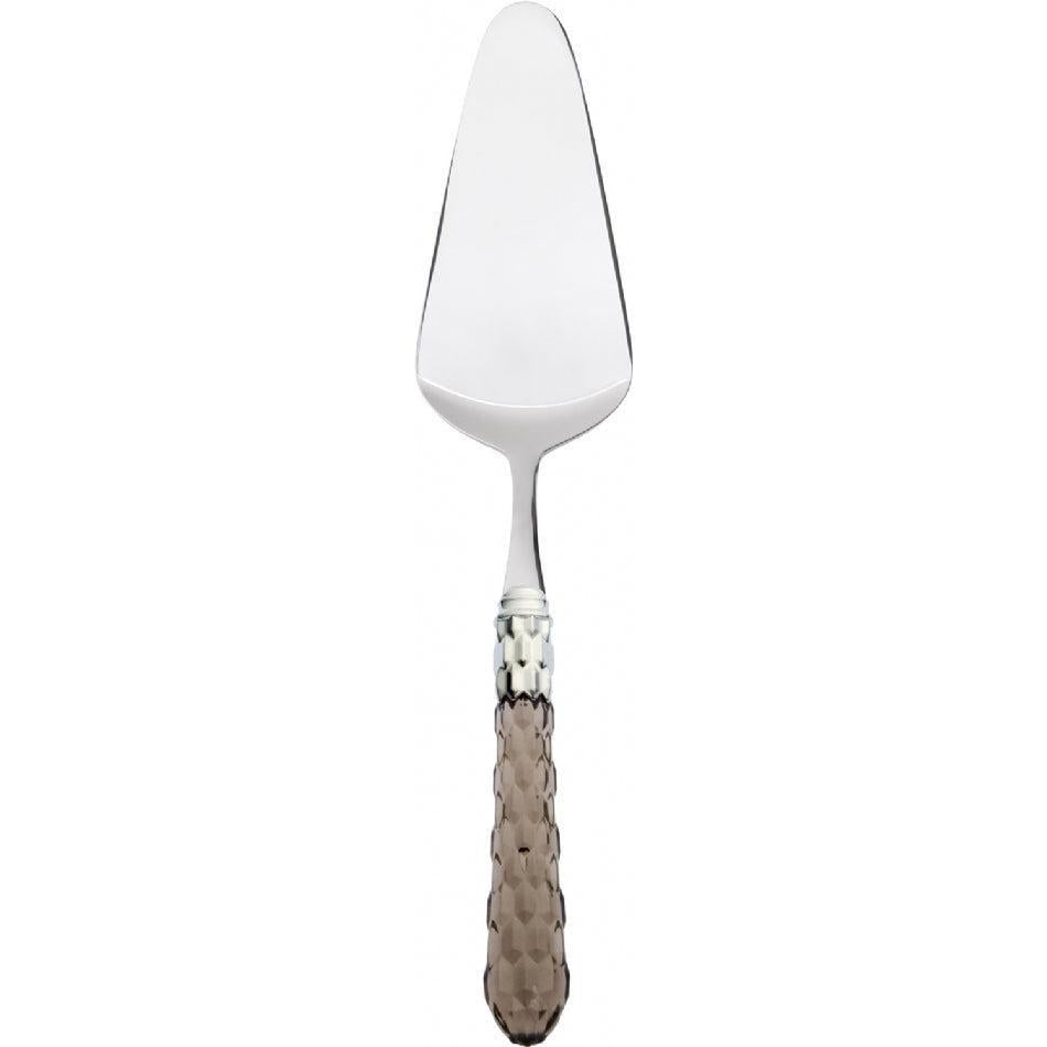 Cristallo Brilliant Cake Server - Tobacco Clear