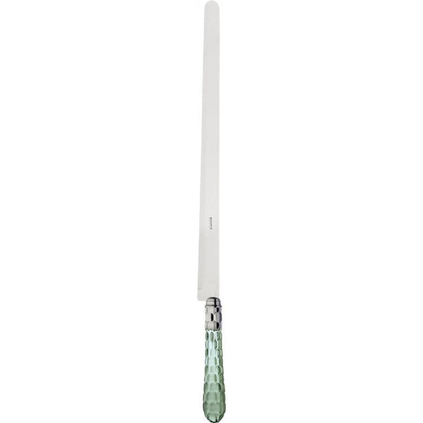 Cristallo Brilliant Ham Knife 40 cm (15.75 inch) - Green Clear