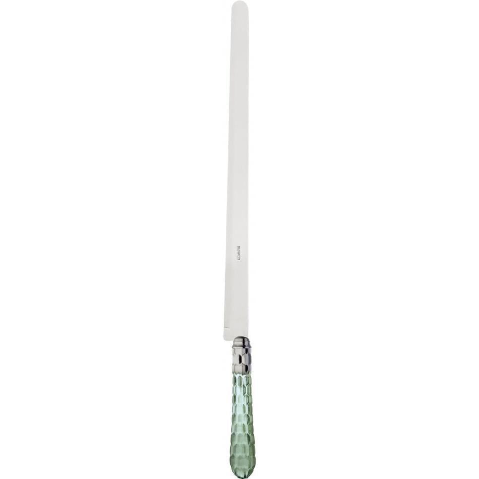Cristallo Brilliant Ham Knife 40 cm (15.75 inch) - Green Clear