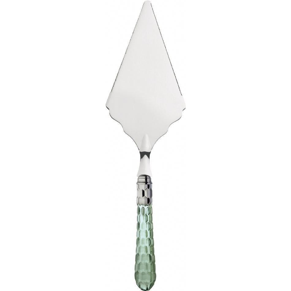 Cristallo Brilliant Large Cake Server serrated - Green Clear