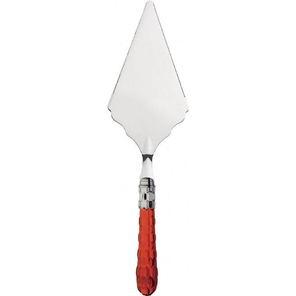 Cristallo Brilliant Large Cake Server serrated - Red Clear