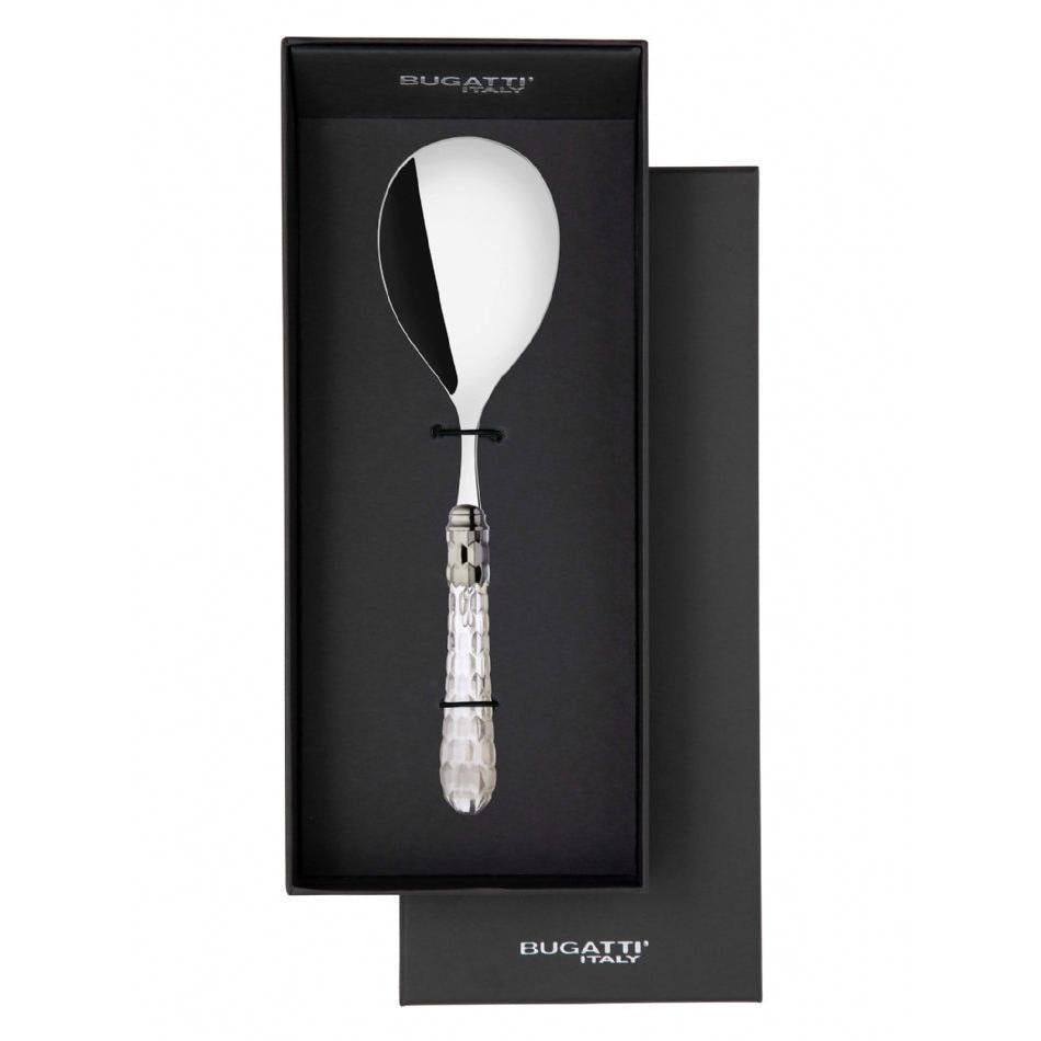 Cristallo Brilliant Rice Casserole Serving Spoon in gift box - Clear