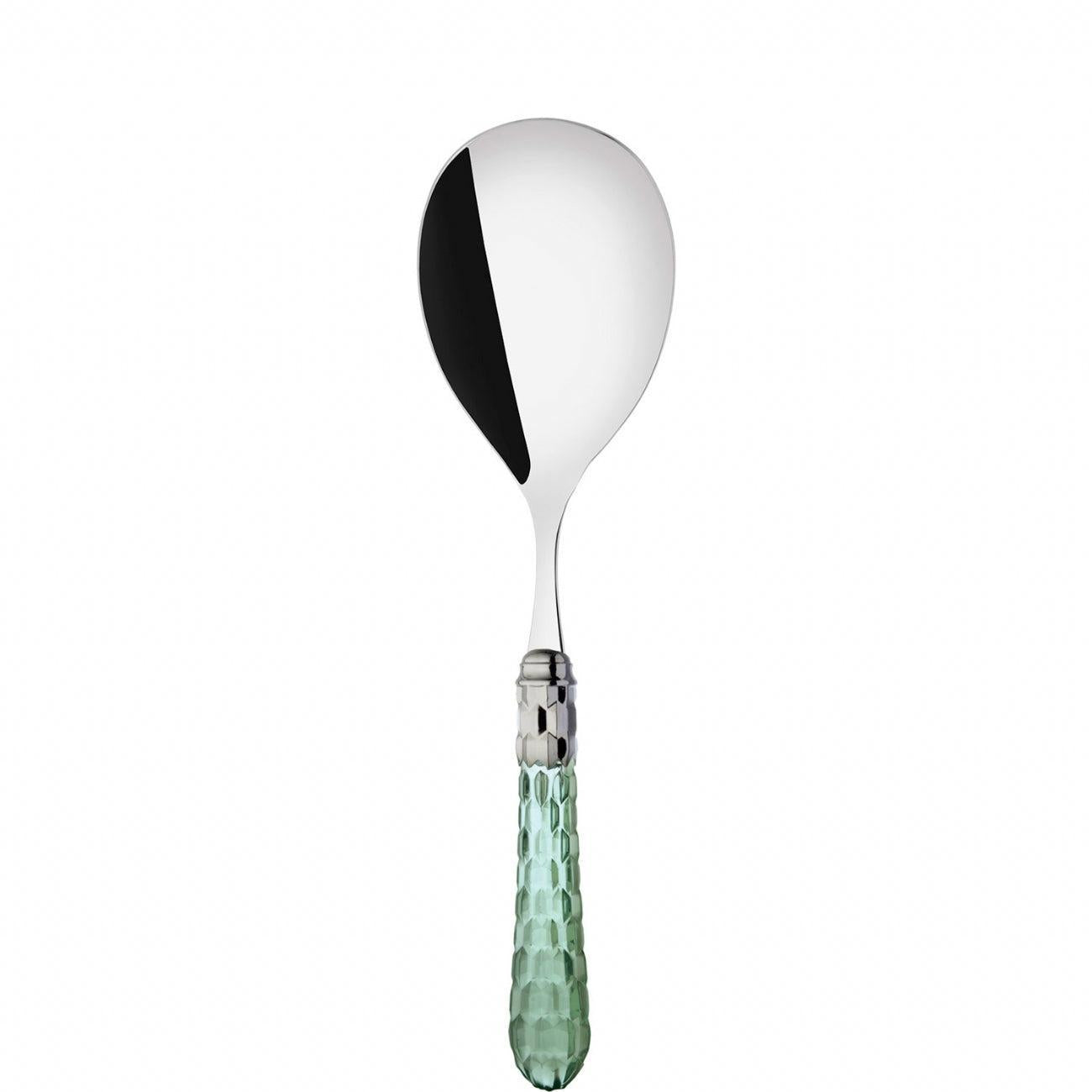 Cristallo Brilliant Rice Casserole Serving Spoon in gift box - Green Clear-Casa Bugatti USA