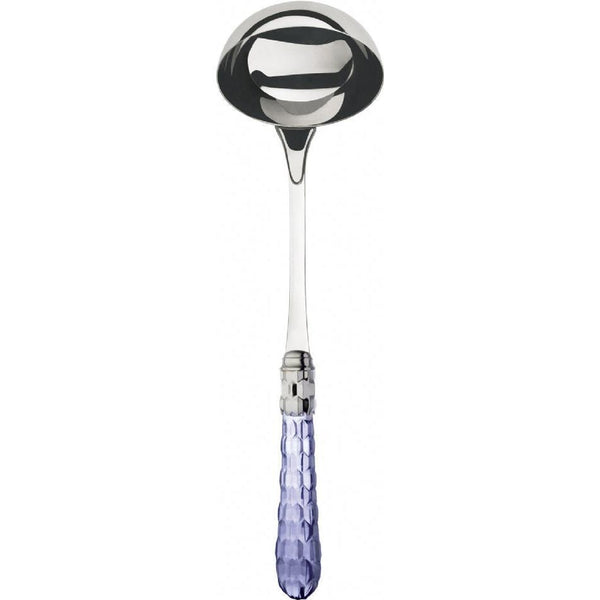Cristallo Brilliant Soup Ladle - Blue Clear