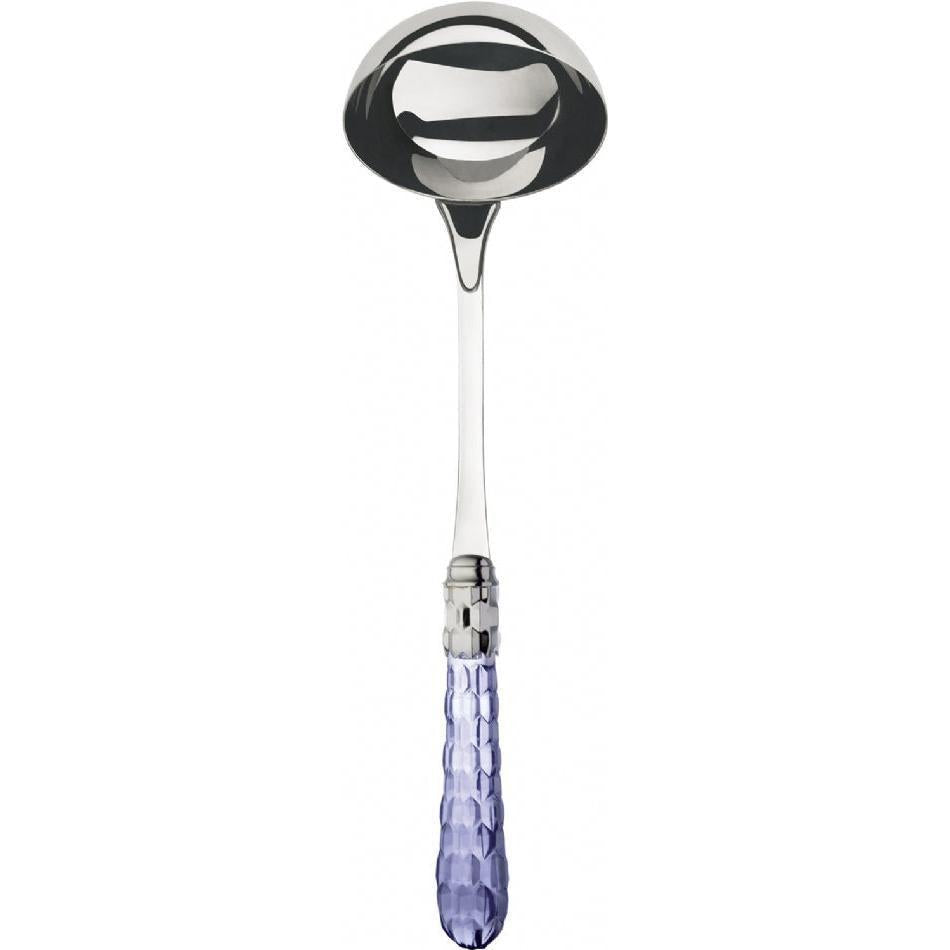 Cristallo Brilliant Soup Ladle - Blue Clear