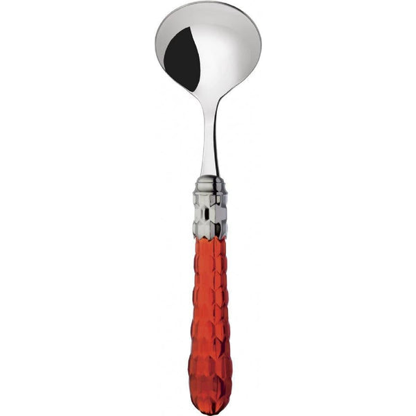 Cristallo Brilliant Sauce / Gravy Ladle - Red Clear-Casa Bugatti USA