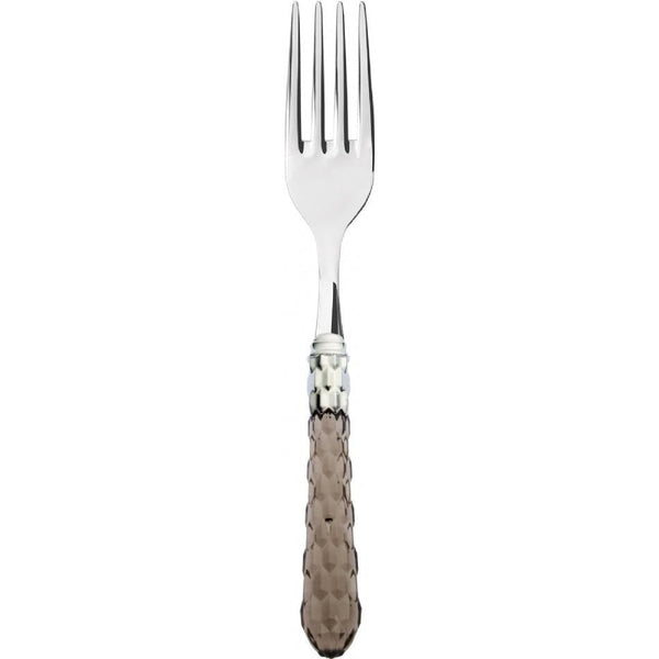 Cristallo Brilliant Serving Fork - Tobacco Clear-Casa Bugatti USA