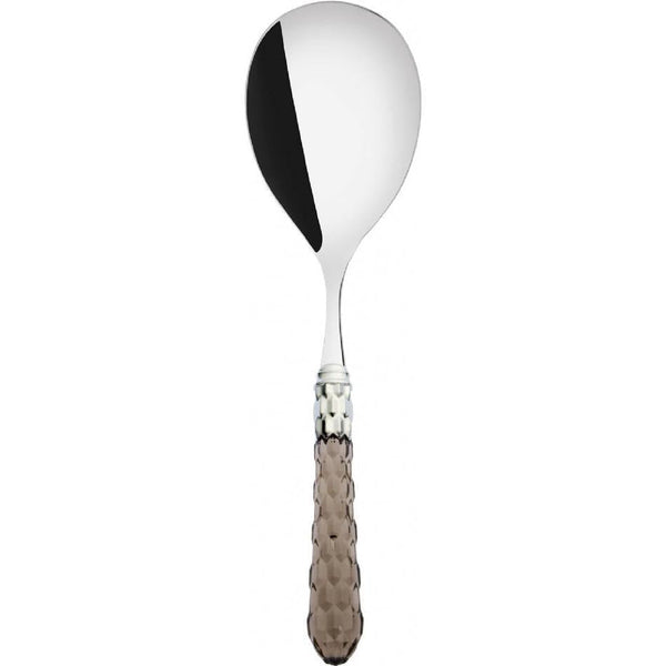 Cristallo Brilliant Rice Casserole Serving Spoon - Tobacco Clear-Casa Bugatti USA