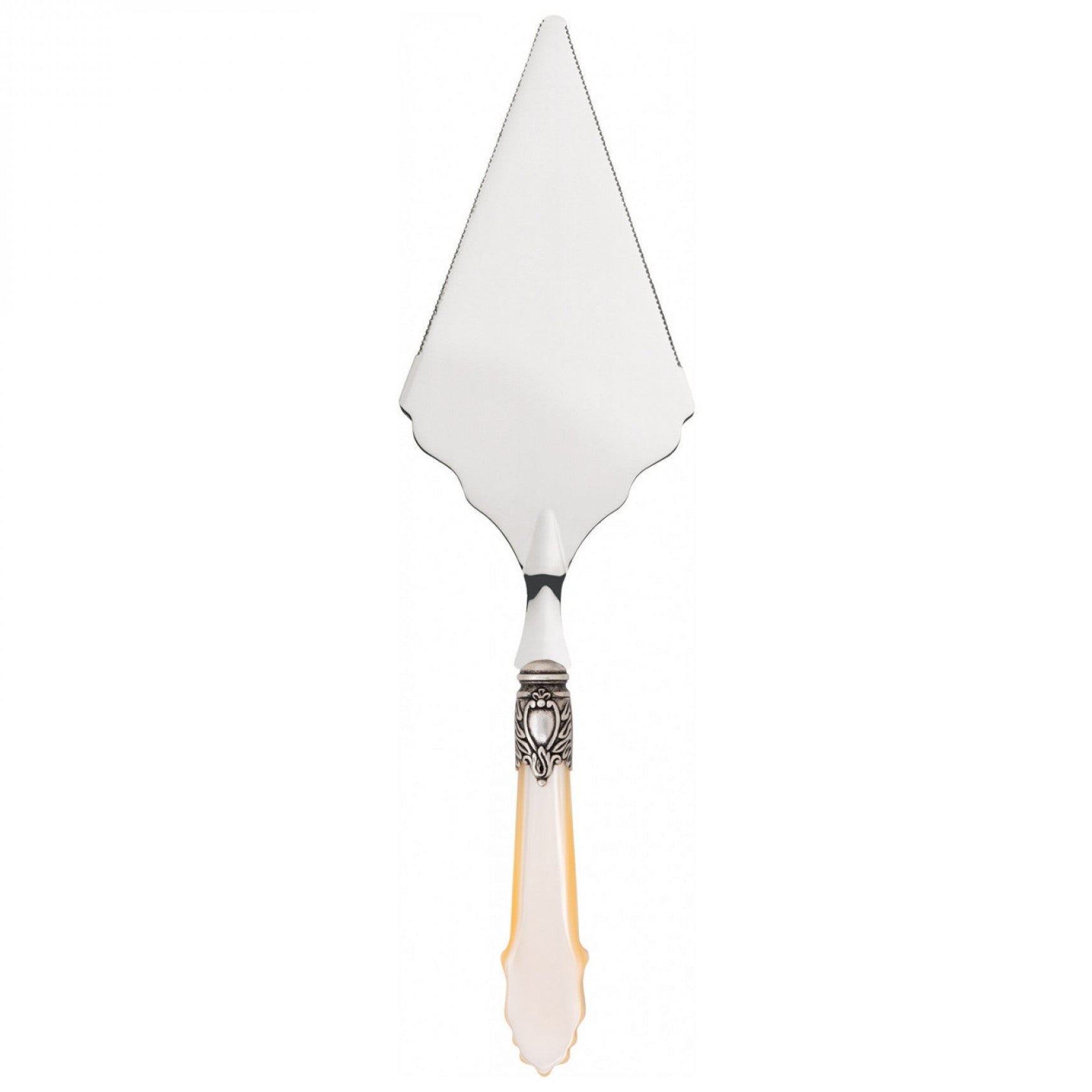 Eclat Antique Big Cake Server Serrated - Ivory