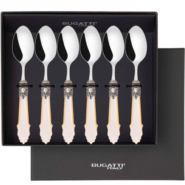 Eclat Antique Coffee Spoon Set - Ivory