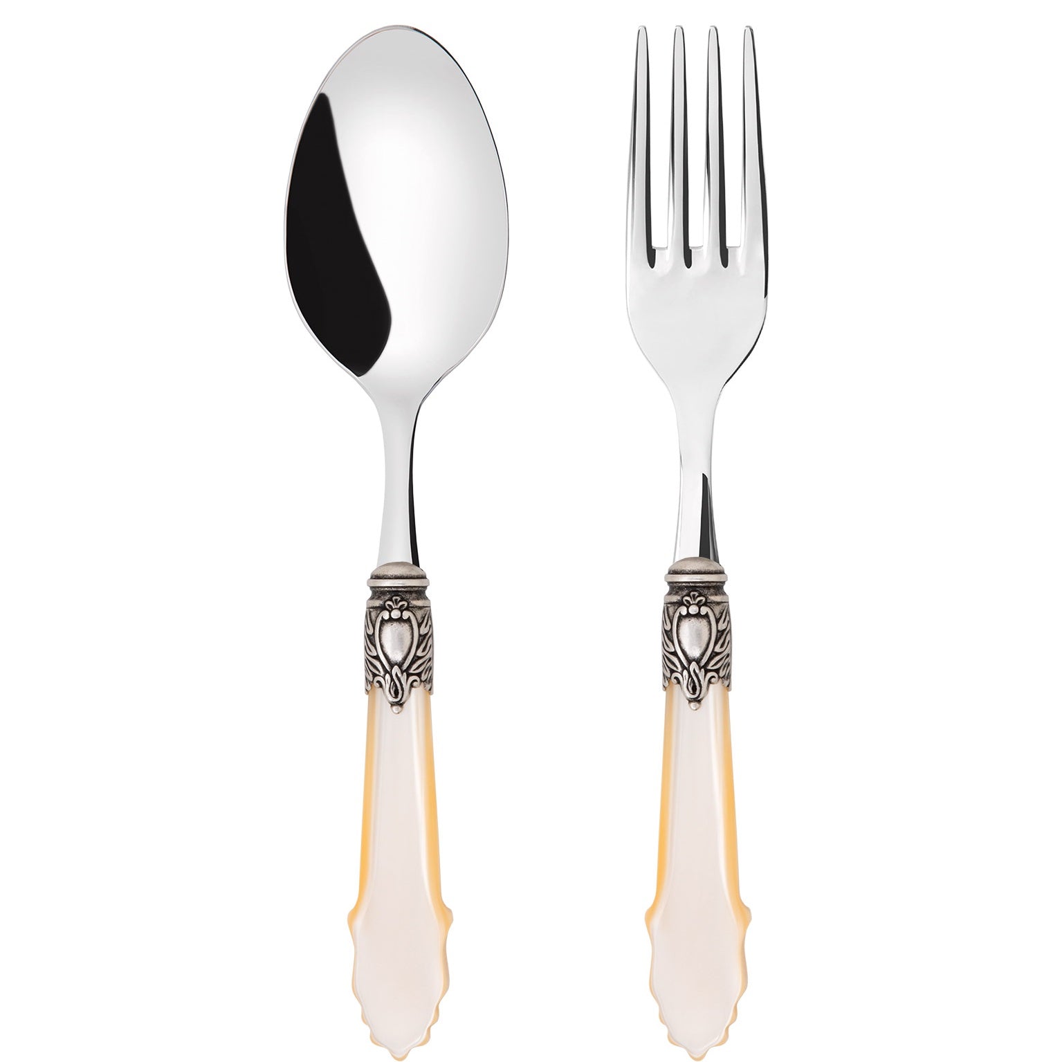 Eclat Antique 2 Piece Serving Set, Ivory — Casa Bugatti