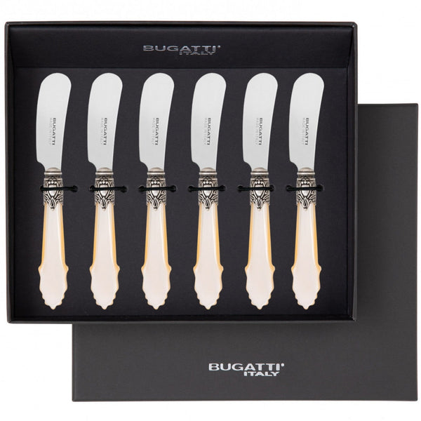 Eclat Antique Butter Knives Set - Ivory