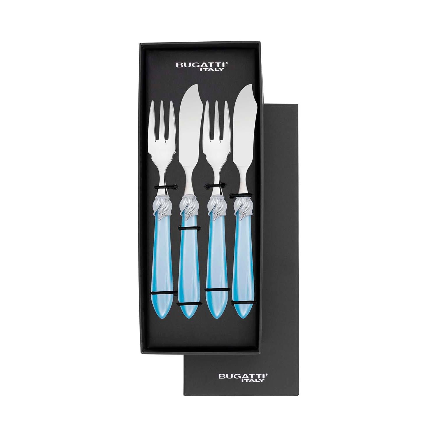 Falabella Brilliant 12 Piece Fish Set - sky blue