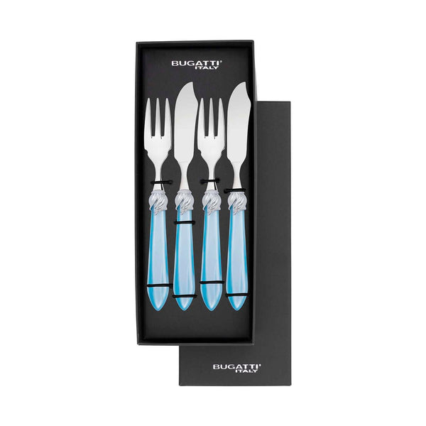Falabella Brilliant 12 Piece Fish Set - Sky Blue
