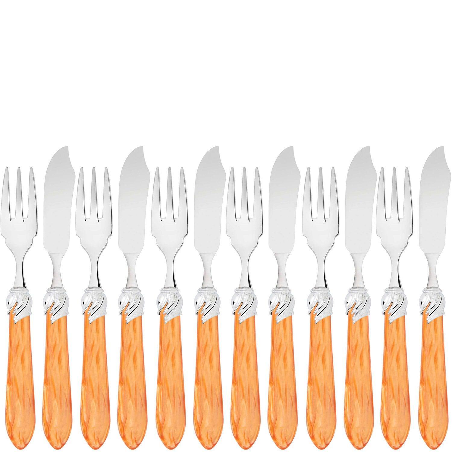 Falabella Brilliant 12 Piece Fish Set - tangere