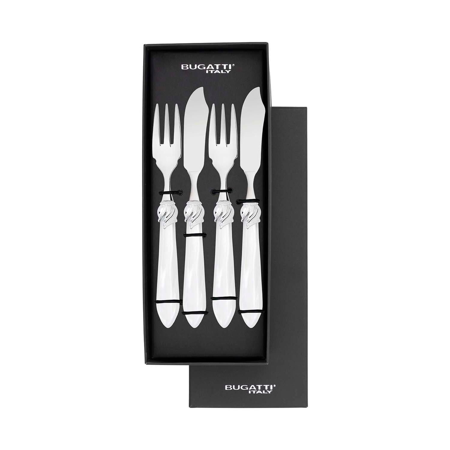 Falabella Brilliant 12 Piece Fish Set - white