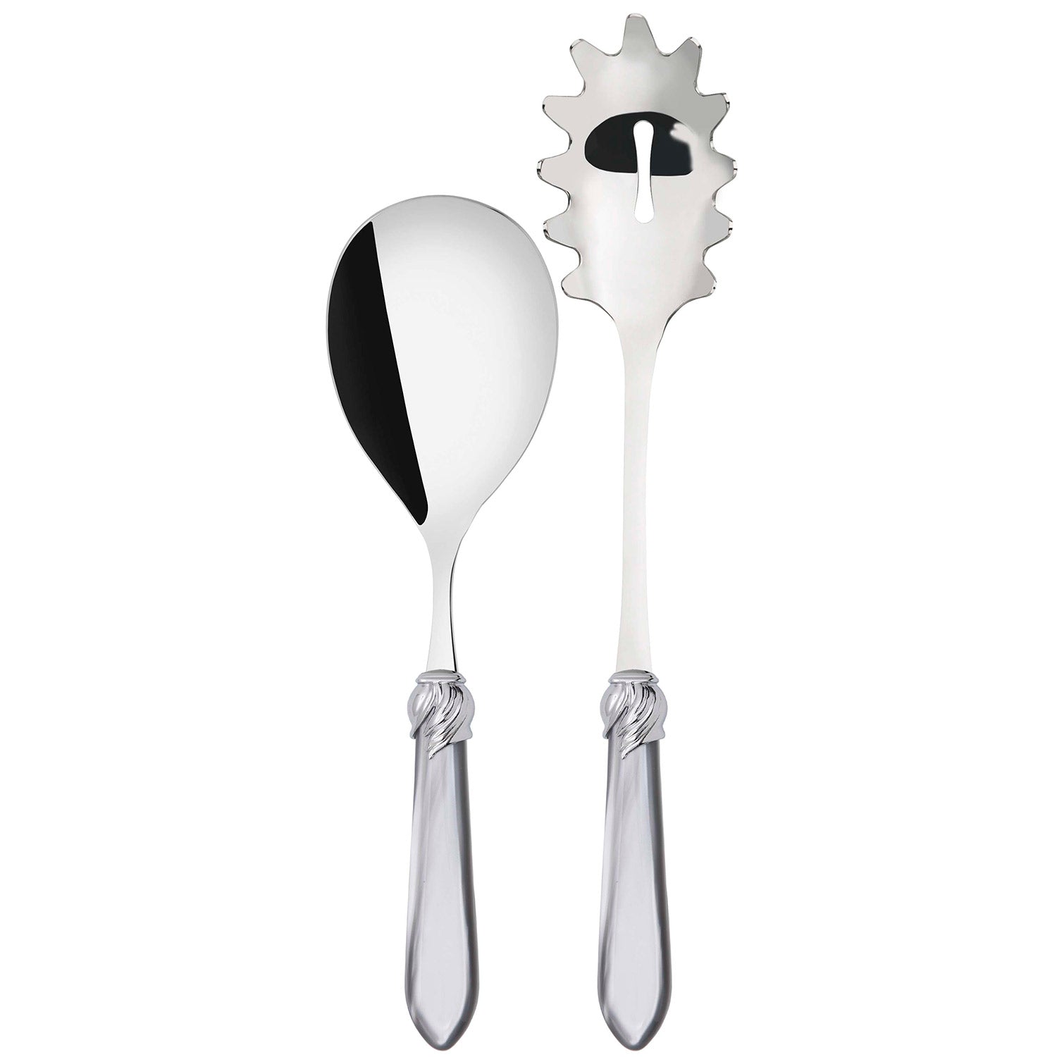 Falabella Brilliant 2 Piece Pasta Set in gift box - gray