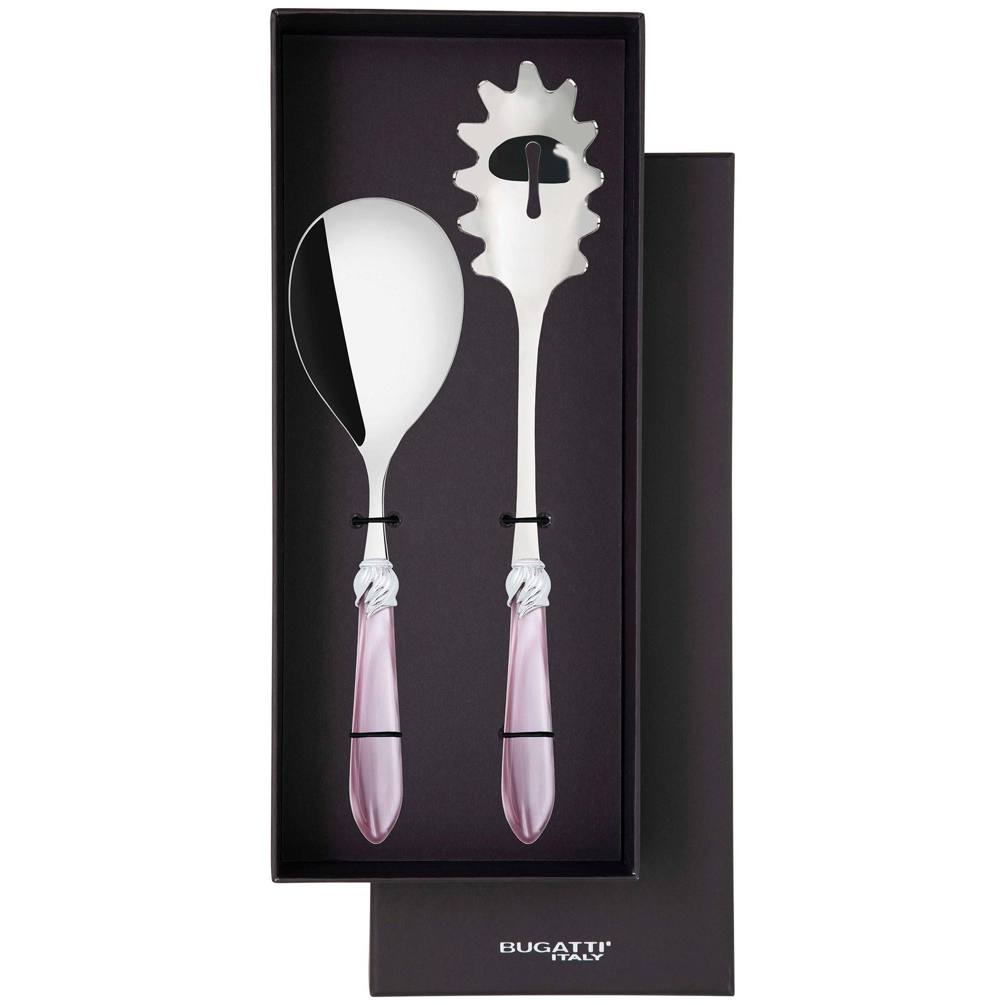 Falabella Brilliant 2 Piece Pasta Set in gift box - lilac-Casa Bugatti USA