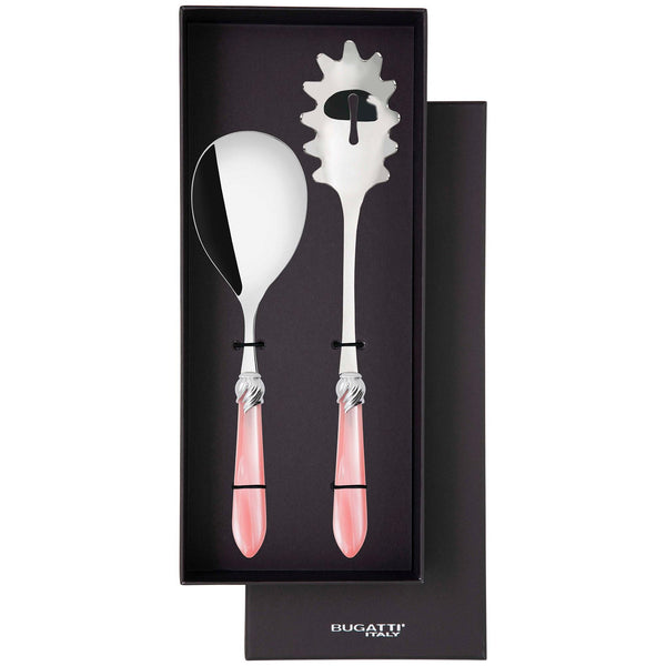 Falabella Brilliant 2 Piece Pasta Set in gift box - Pink