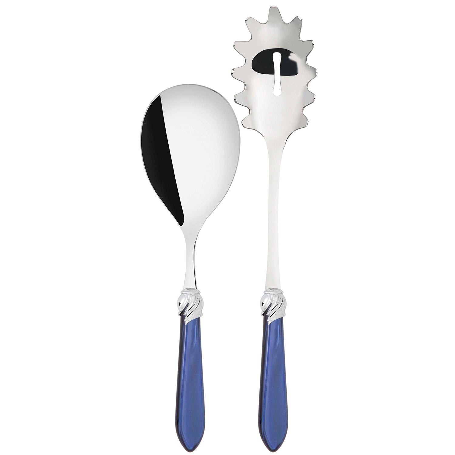Falabella Brilliant 2 Piece Pasta Set in gift box - royal blue