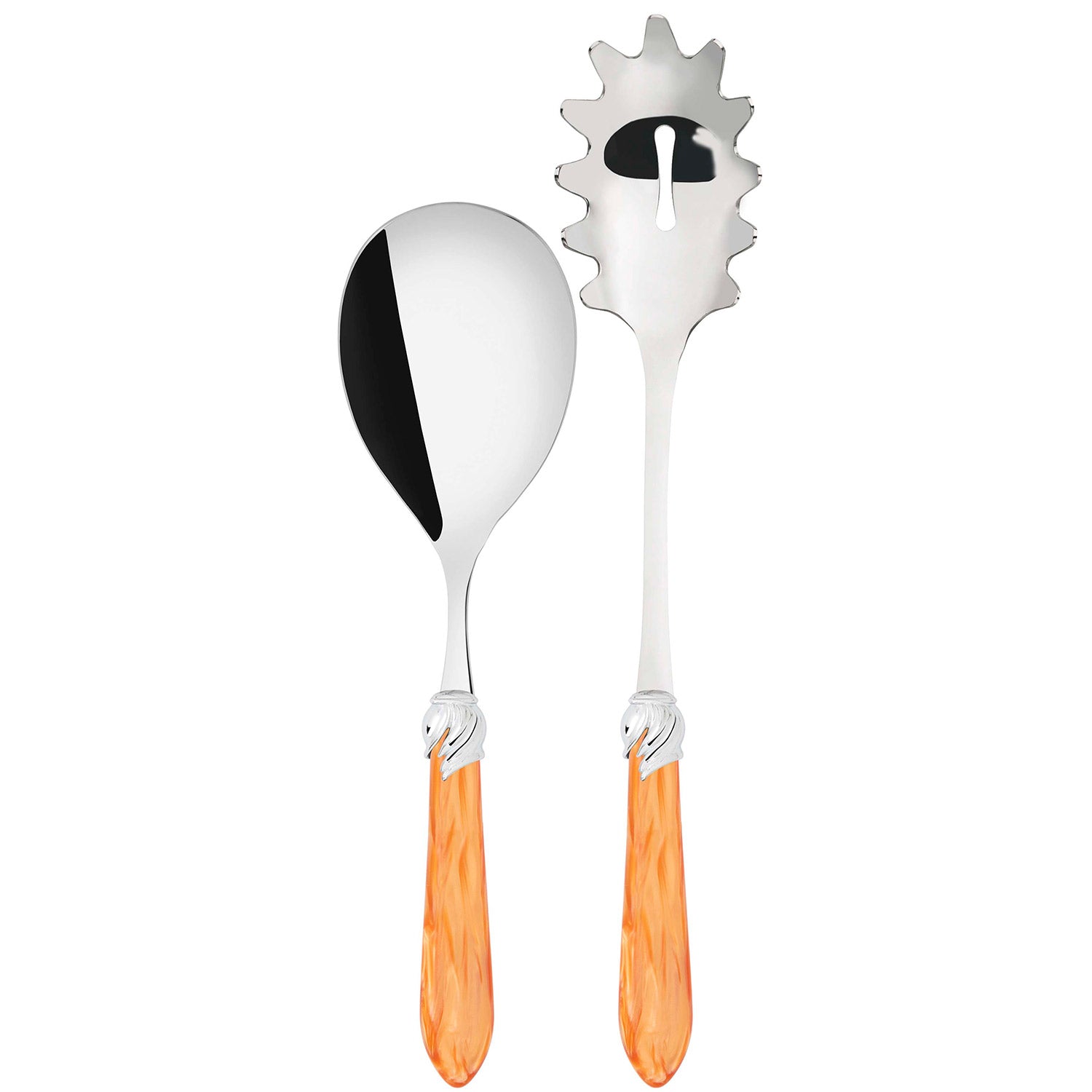 Falabella Brilliant 2 Piece Pasta Set in gift box - tangerine