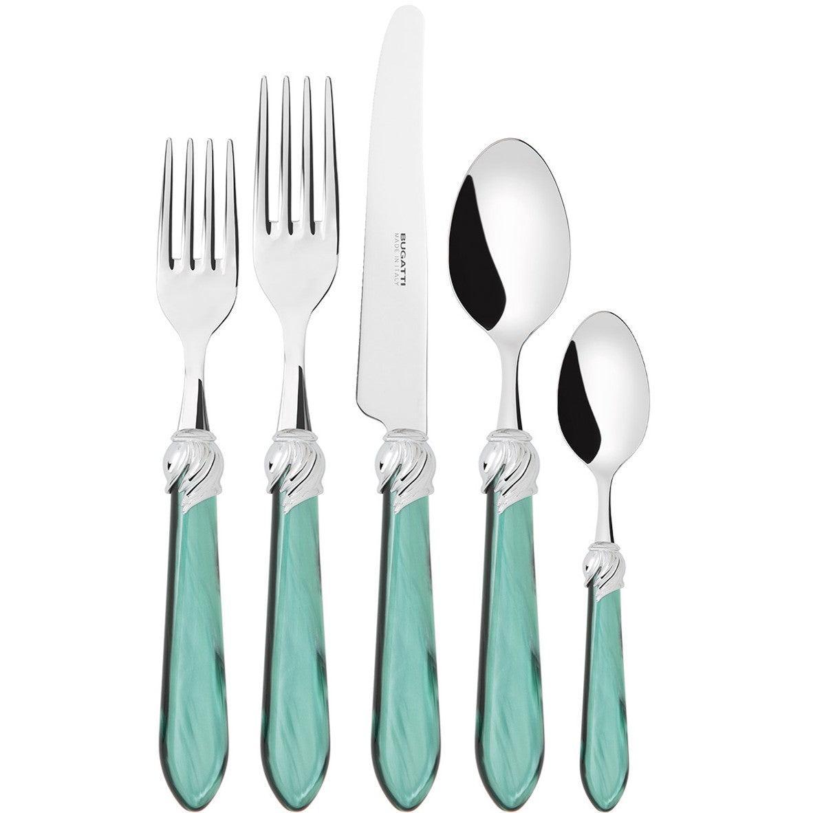 Falabella Brilliant 5 Piece Place setting - Emerald Green