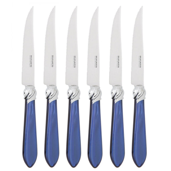 Falabella Brilliant 6 Piece Steak knife Set - Royal Blue