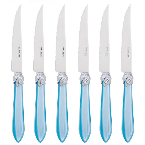 Falabella Brilliant 6 Piece Steak knife Set - Sky Blue