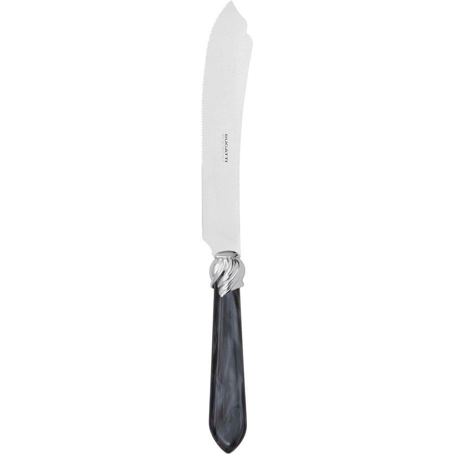 Falabella Brilliant Cake Knife 28 cm (11.02 inch) - charcoal