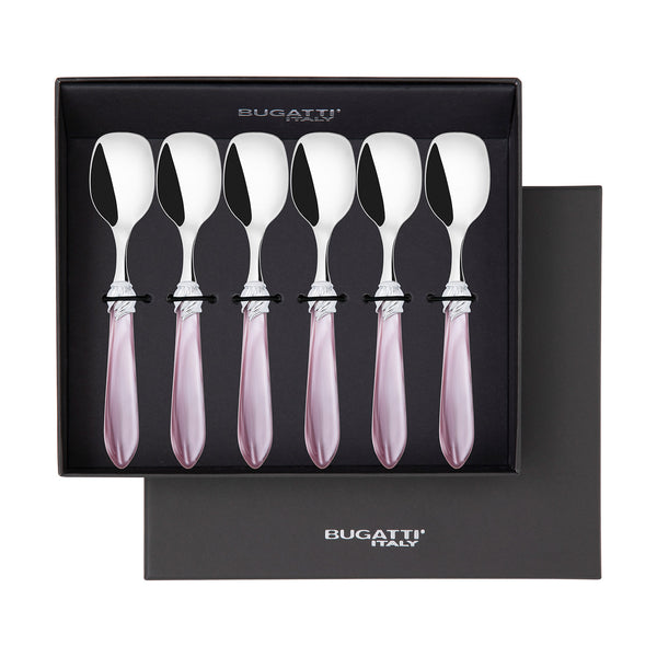 Falabella Brilliant Ice Cream Spoons Set in gift box - Lilac
