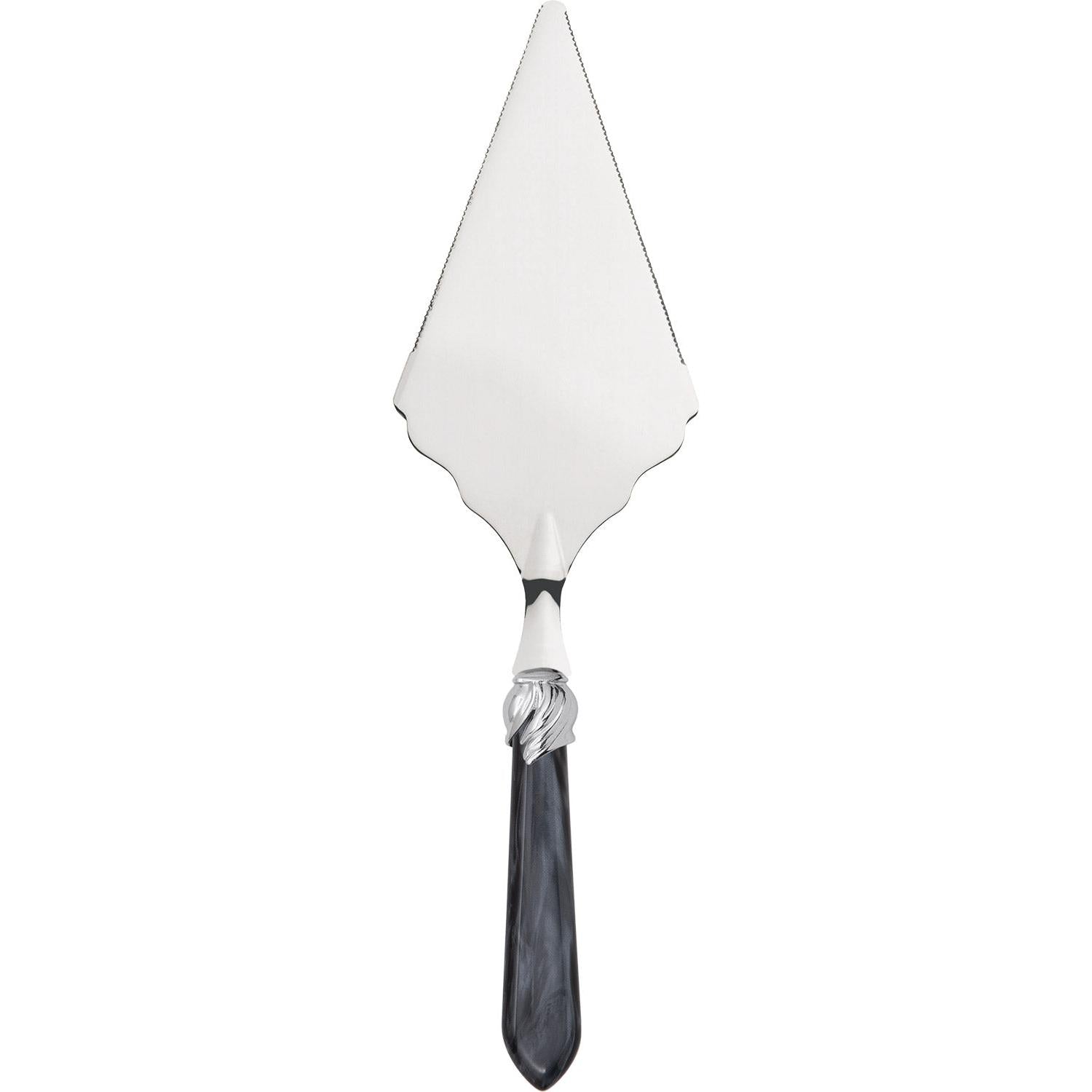 Falabella Brilliant Large Cake Server Serrated - charcoal