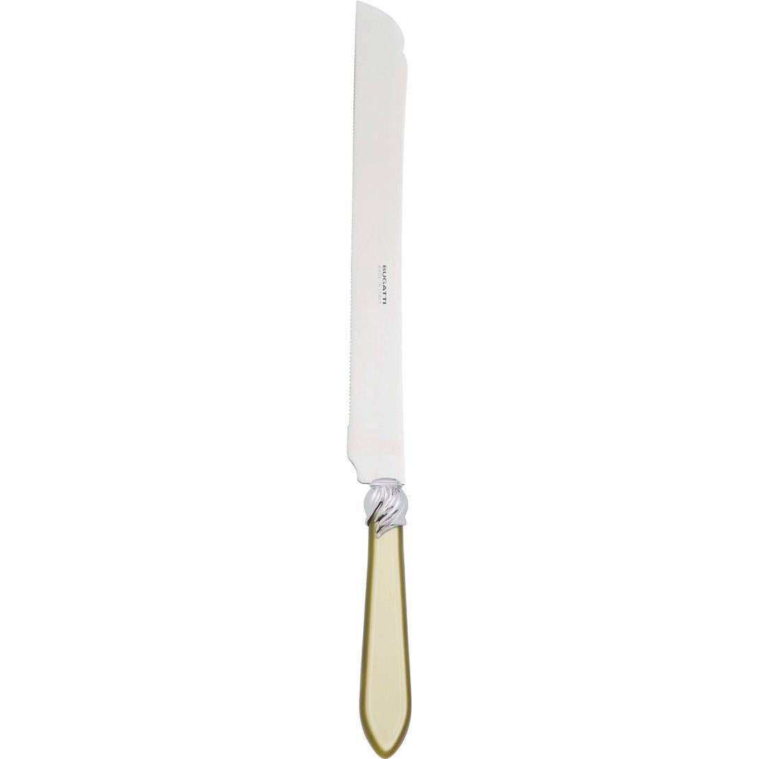 Falabella Brilliant Long Cake Knife 32 cm (12.60 inch) - chartreuse green