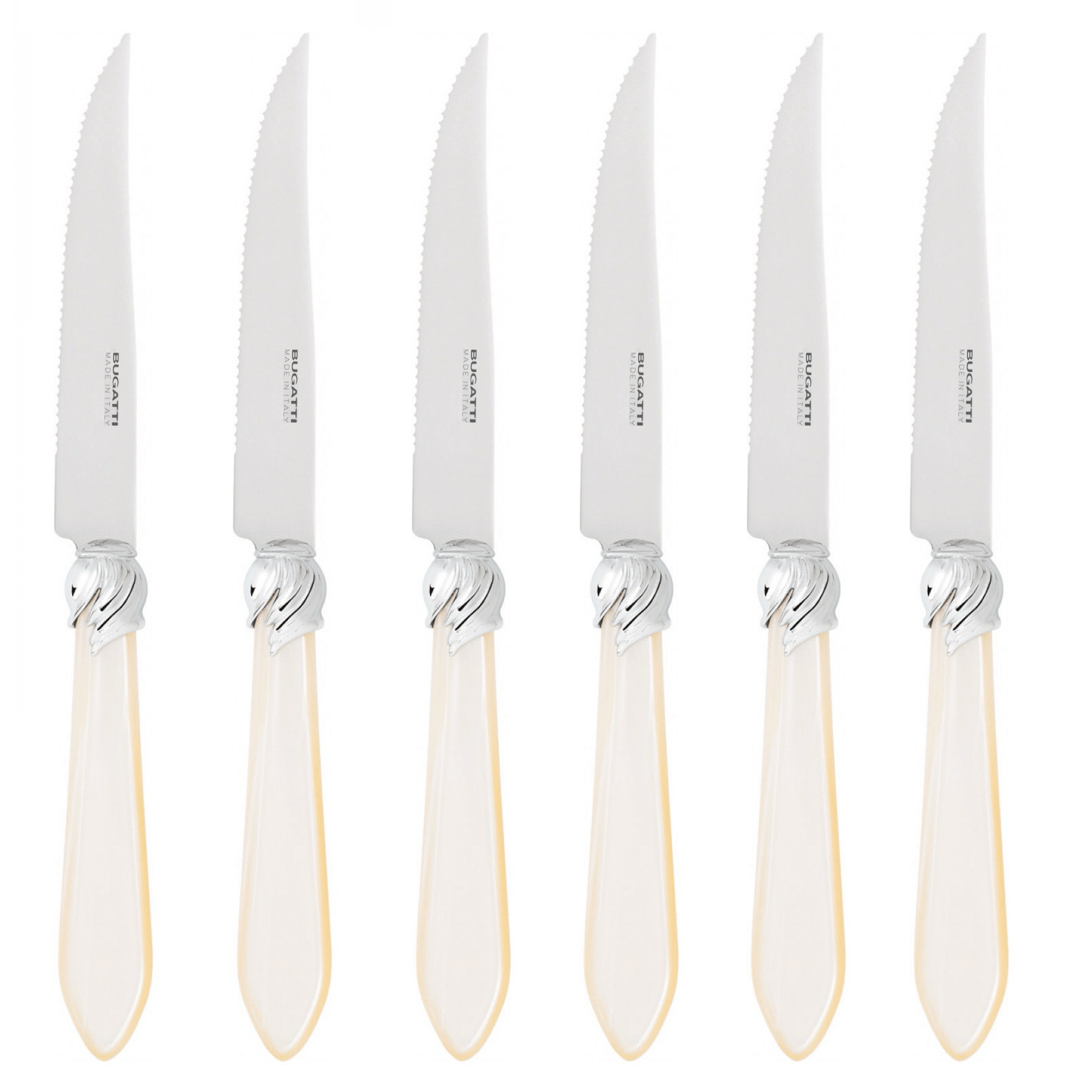 Falabella Steak Knives Set - IVORY-Casa Bugatti USA