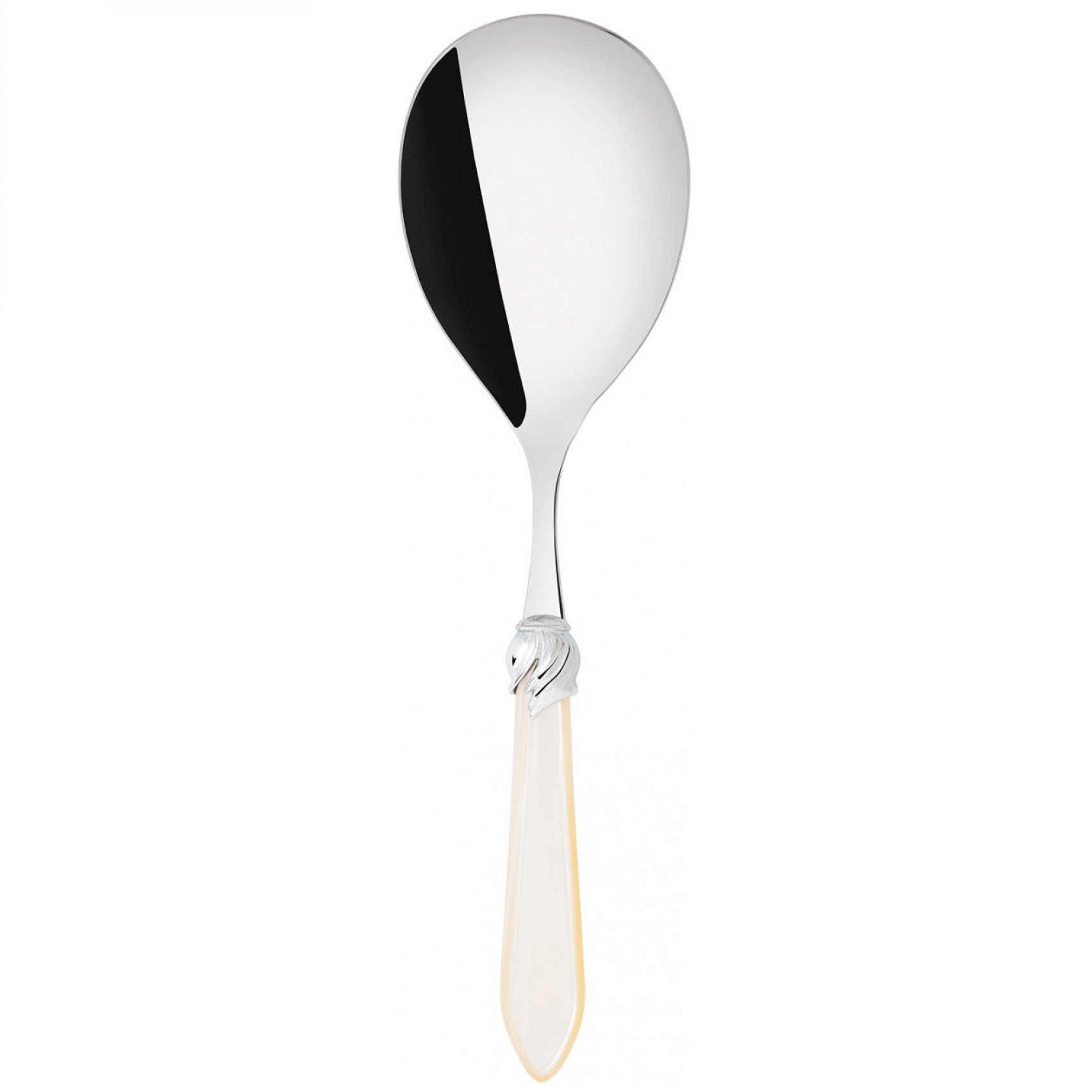 Falabella Brilliant Rice Casserole Serving Spoon - Ivory