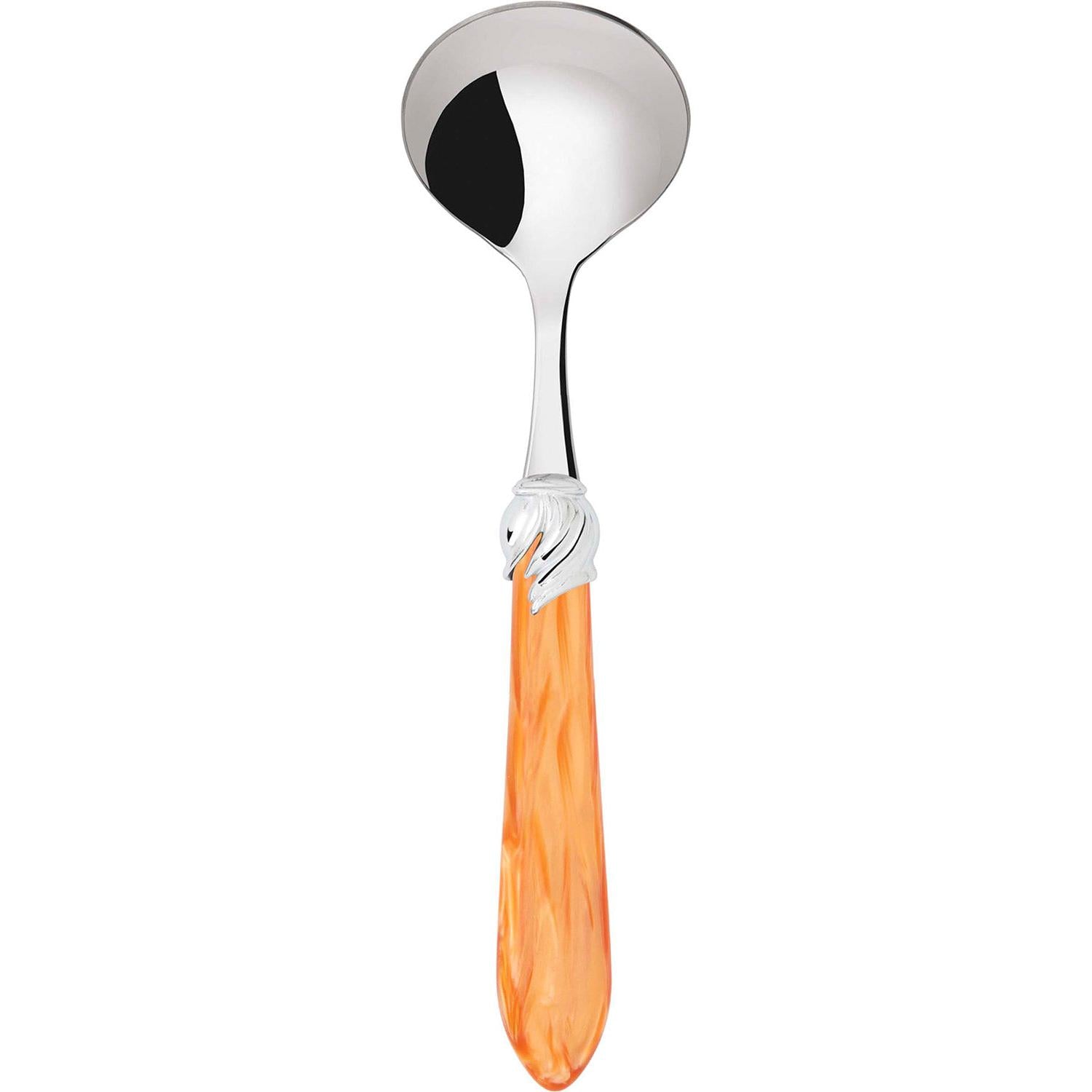 Falabella Brilliant Sauce / Gravy Ladle - tangerine-Casa Bugatti USA