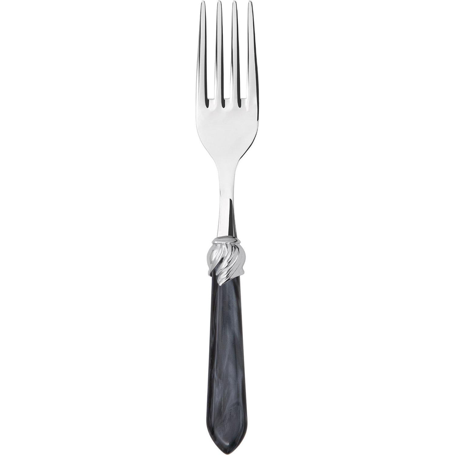Falabella Brilliant Serving Fork - charcoal
