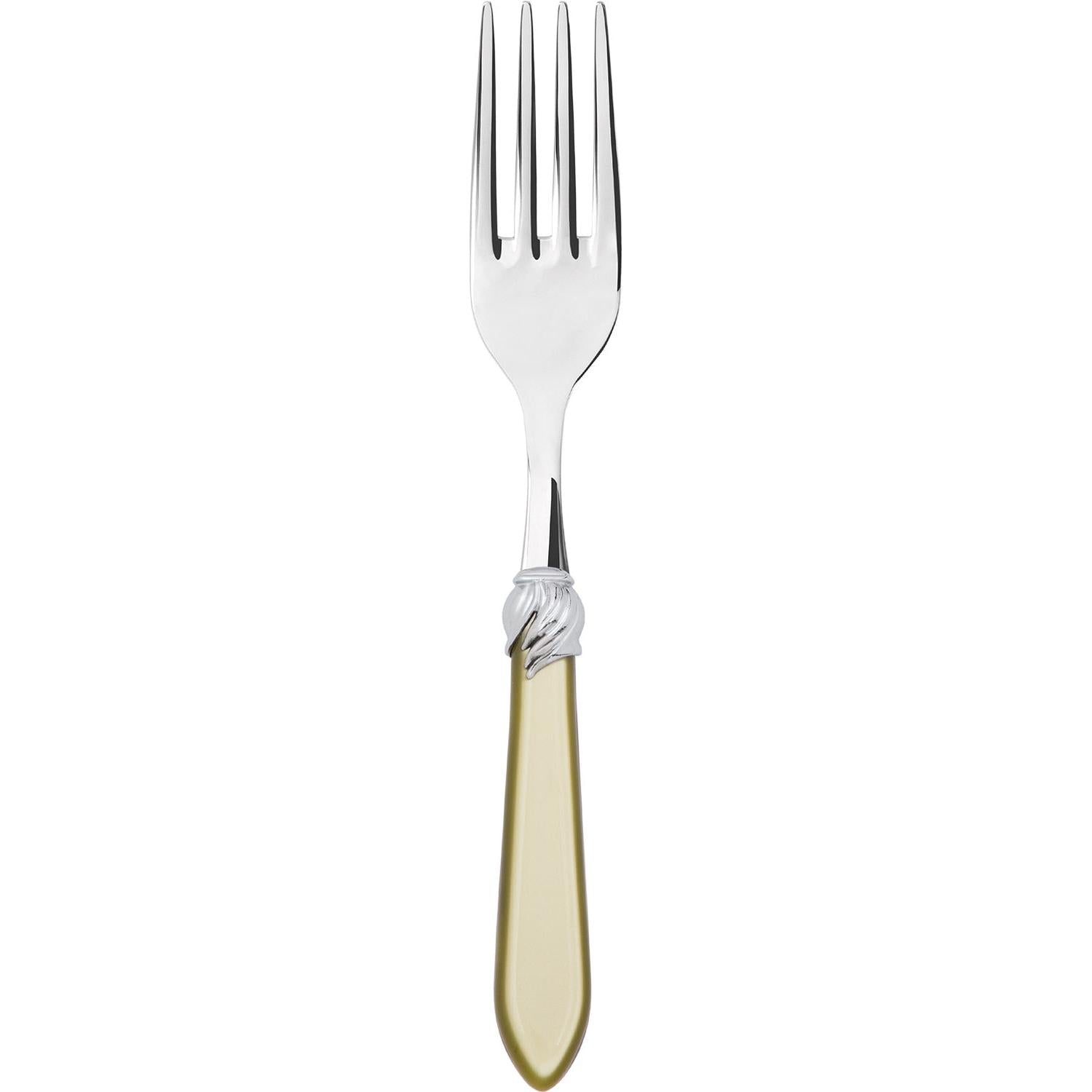Falabella Brilliant Serving Fork - chartreuse green