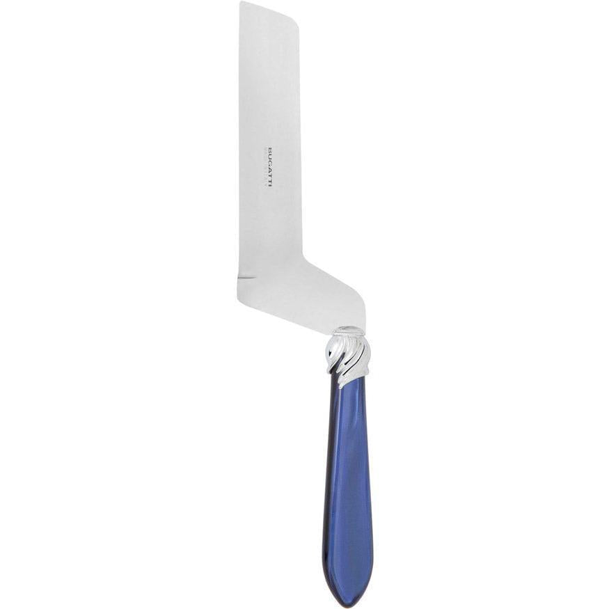Falabella Brilliant Soft Cheese Offset Knife - royal blue