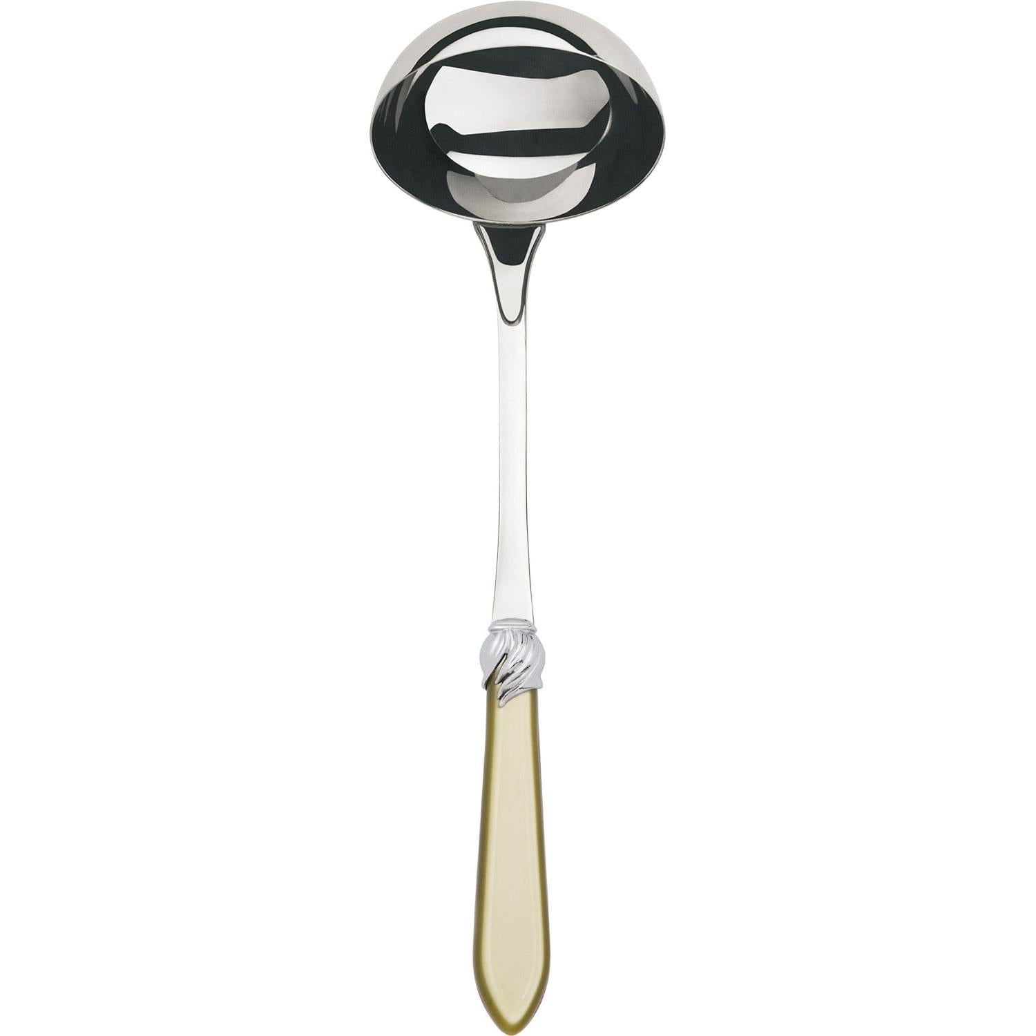 Falabella Brilliant Soup Ladle - chartreuse green