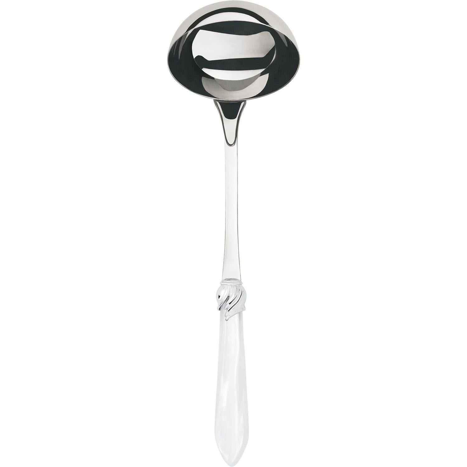 Falabella Brilliant Soup Ladle - white