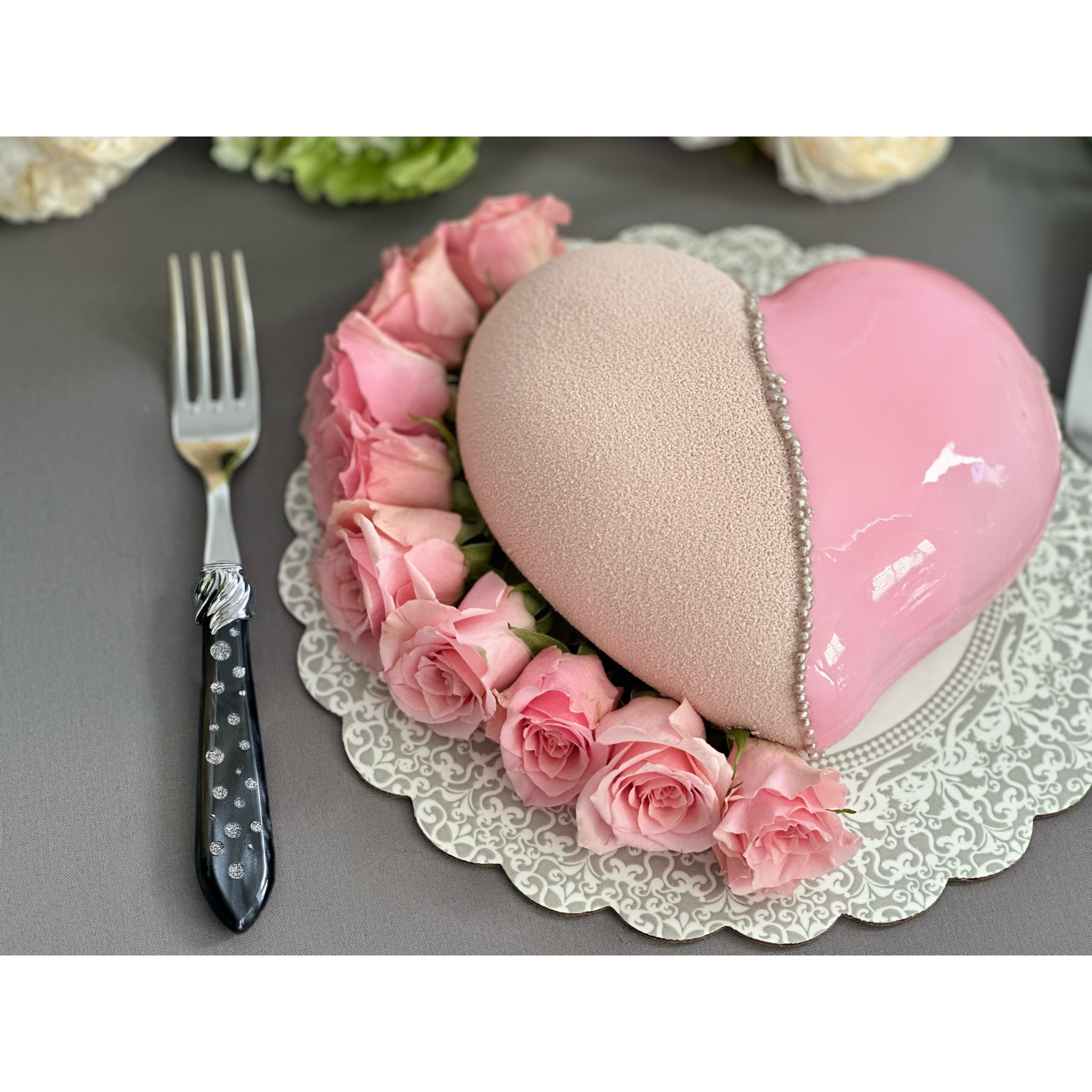 Falabella Galleria Cocktail Forks Set charcoal Hand Made-Casa Bugatti USA