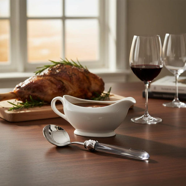 Falabella Brilliant Sauce / Gravy Ladle - Clear-Casa Bugatti USA