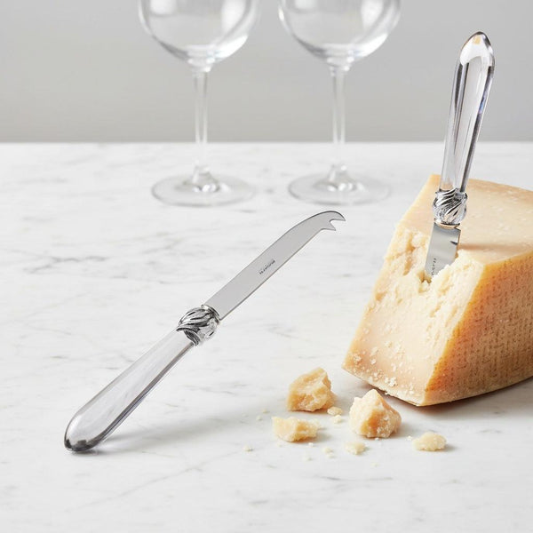 Falabella Brilliant 2 point "deer" cheese Knife - Clear
