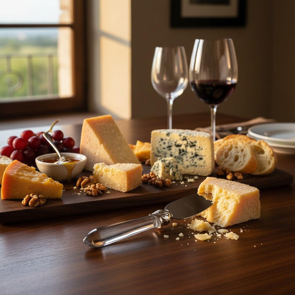 Falabella Brilliant Parmesan Cheese Knife - Clear-Casa Bugatti USA