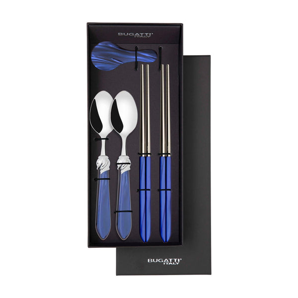 Falabella Brilliant Chopsticks set for 2, Royal Blue — Casa Bugatti