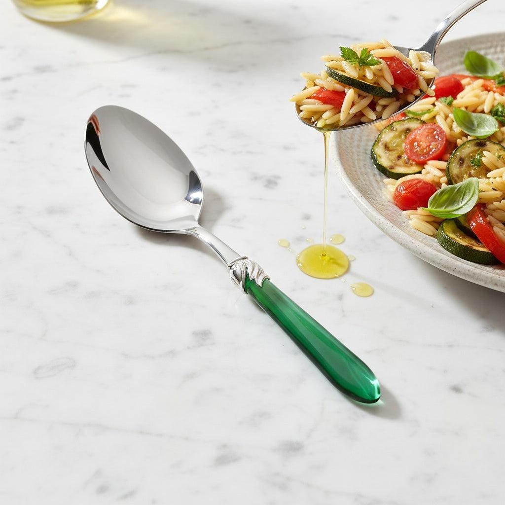 Falabella Brilliant Serving Spoon - Emerald Green