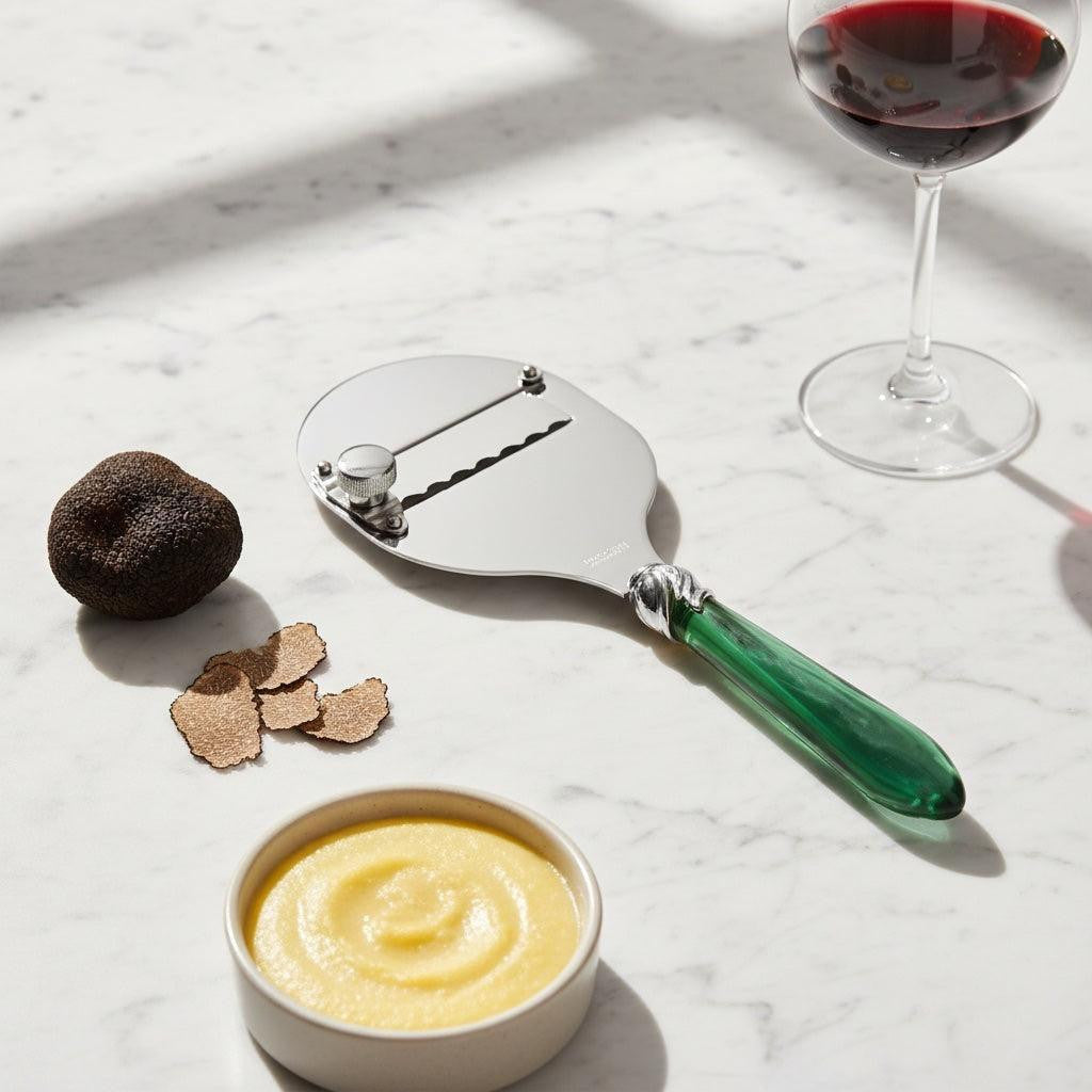Falabella Brilliant Truffle Shaver / Slicer - Emerald Green