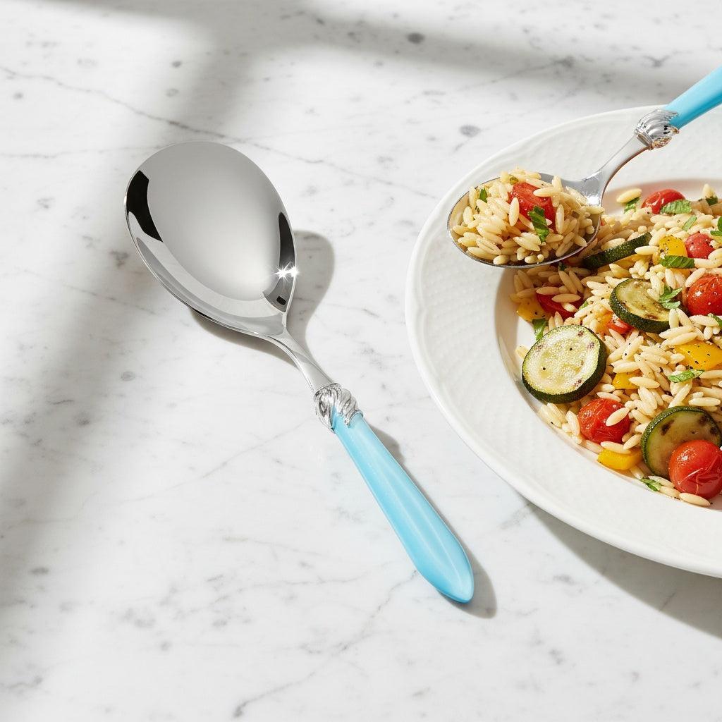 Falabella Brilliant Rice Casserole Serving Spoon - Sky Blue-Casa Bugatti USA
